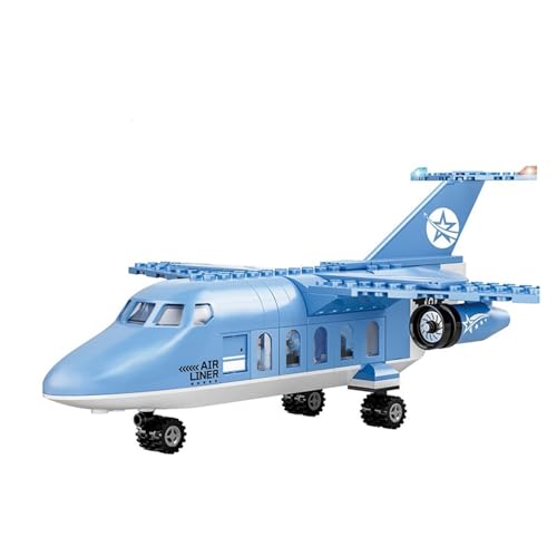 Modellflugzeug Für Stadt Flughafen Serie Passagier Flugzeug Frachter Junge Zusammengebaute Modell Bausteine ​​Ziegel Spielzeug Geschenke Sammlung anzeigen von DERUNDAOHE