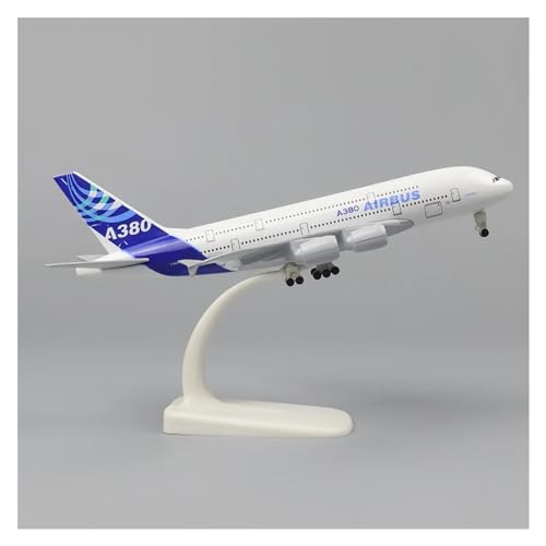 Modellflugzeug Für Typ A380 Metall Replik Material Kinder Jungen Geburtstag Geschenk Metall Flugzeug Modell 20cm 1:400 Sammlung anzeigen(Size:Original) von DERUNDAOHE
