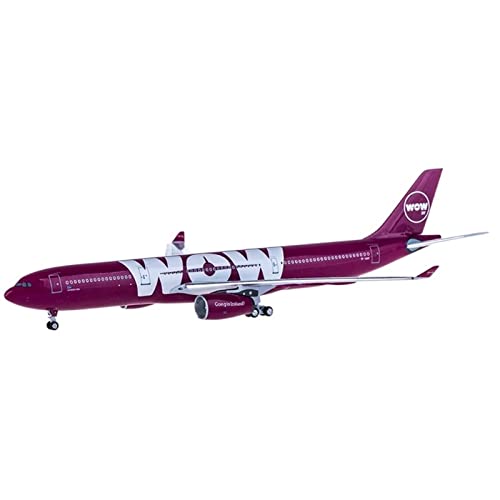 Modellflugzeug Wow Air Im Maßstab 1 400 Für Eine 330-300 Tf-Gay Simulations-Flugzeugmodell-Spielzeugsammlung Aus Metalllegierung Sammlung anzeigen von DERUNDAOHE