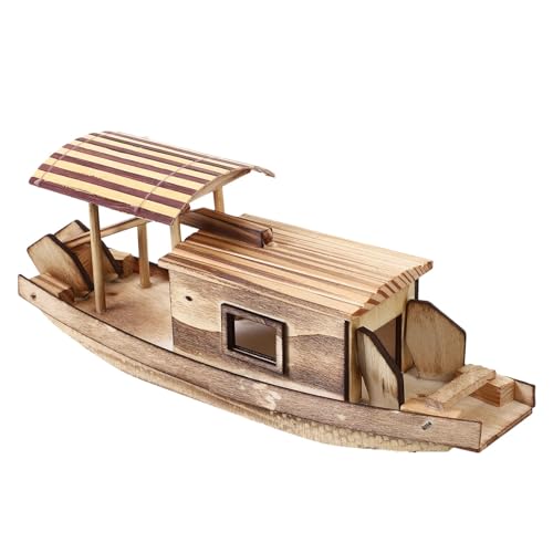 Schiffsmodell Hause Boot Decor Segeln Modell Segelboot Ornament Büro Angeln Für Desktop Holz Sammlungsdisplay als Geschenk von DERUNDAOHE