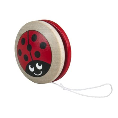 DETOA JoJo Ladybird junior 5,5 cm Holz rot von DETOA