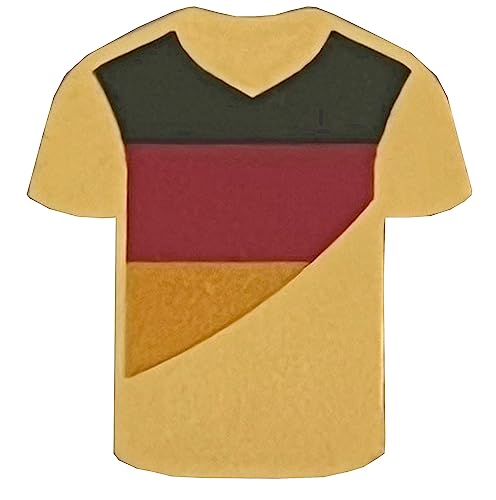 DEUTSCHER MÜNZEXPRESS Deutschland Trikot | Feingold | Besondere Münzform | Sammlermünze | Hohe Prägequalität | In Etui | Mit Echtheitszertifikat von DEUTSCHER MÜNZEXPRESS