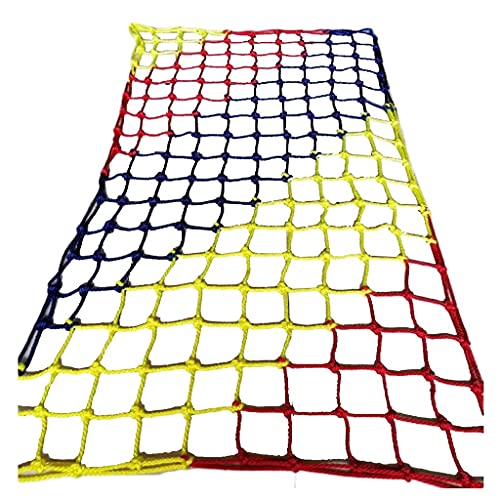 DEWADE Balkonnetz Nylon-Seilnetz, Kindersicherheitsnetz, Sicherheitsgut-Treppengeländernetz, Innen-Außenschutznetz Für Balkon, Garten, Spielplatzzaunnetz absperrnetz(12X12cm,1X10m/3.3X32.81ft) von DEWADE