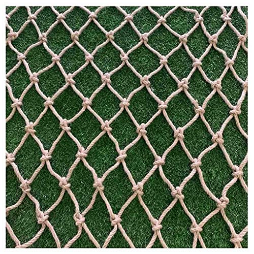 DEWADE Hanf-Seilnetz 8mm * 15 cm Garten Netto-Balkon Anti-Herbst Net Trellis Netz Für Kletterpflanzen2 * 2M Hanfseil Net Bar Dekor Und Zubehör(1x1m) von DEWADE