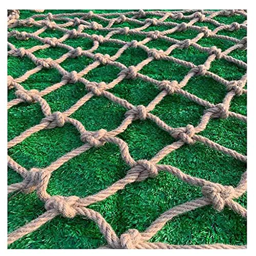 DEWADE Sicherheitsnetz schutznetz Kinder Fallschutz Dekoratives Jute-Hanf-Netz, Dekoratives Hinterhofnetz Haustiere Kletternetz Für Haustiere Von Kindern(2x4m) von DEWADE