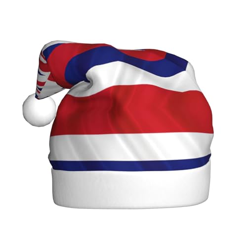 DEXNEL Flagge von Hawaii, amerikanische Weihnachtsmannmützen für Erwachsene, Männer, Frauen, Weihnachten, Urlaub, Neujahr, Weihnachten, Partyzubehör, Geschenke von DEXNEL