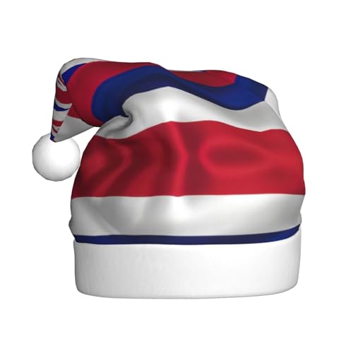 DEXNEL Flagge von Hawaii, amerikanische Weihnachtsmannmützen für Erwachsene, Männer, Frauen, Weihnachten, Urlaub, Neujahr, Weihnachten, Partyzubehör, Geschenke von DEXNEL