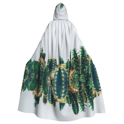 DEXNEL Tropical Plants Unisex Kapuzenmantel für Erwachsene, leicht, für Halloween, Cosplay-Kostüme von DEXNEL