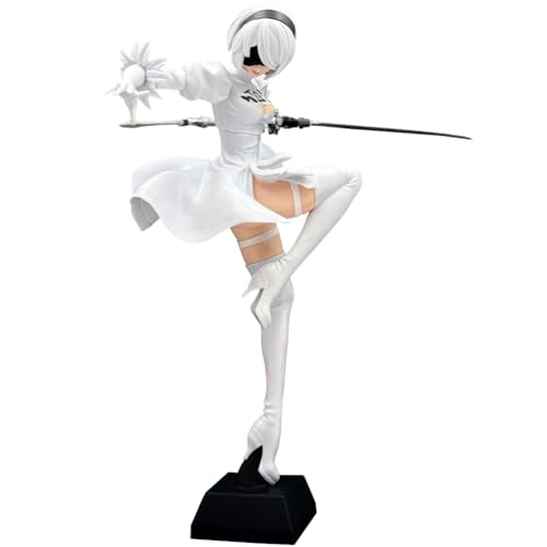2B Figur No.2 Type B Anime Figuren Spiel Statue PVC 2Bautomata Figur Modell Desktop Ornamente Sammlerstücke 24cm 2B Figur No.2 Type B Anime Figuren Spiel Statue PVC 2Bautomata Figur Modell Desktop Ornamente Sammlerstücke 24cm von DEXSHUN