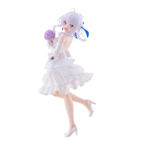 Anime Elaina Figur Weißes Kleid Charakter Statue Elaina Stehende Figure Modell PVC Skulptur Sammlerstück Desktop Figurine Geschenk 18cm Anime Elaina Figur Weißes Kleid Charakter Statue Elaina Stehende Figure Modell PVC Skulptur Sammlerstück Desktop Figurine Geschenk 18cm von DEXSHUN