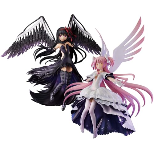 2PCS Madoka Anime Figuren Kaname Madoka Figur Akemi Homura Figur Anime Modell Statue PVC Sammlung Desktop Ornamente 20cm 2PCS Madoka Anime Figuren Kaname Madoka Figur Akemi Homura Figur Anime Modell Statue PVC Sammlung Desktop Ornamente 20cm von DEXSHUN