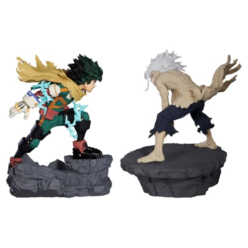 DEXSHUN 2pcs Anime Figuren MHA Figure Midoriya Izuku Figur Shigaraki Tomura Actionfigur, 13cm, Anime Statue, PVC, Sammlermodell Charakter Statue Desktop Ornamente Figurine von DEXSHUN