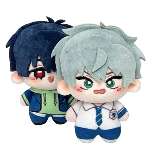 DEXSHUN 2pcs Anime Weiche Figur Kopfkissen Ivan Figur Till Soft Figur Cute Cartoon Stuffed Anime Peripherie Anhänger Geschenk Sammlerstück 10cm von DEXSHUN