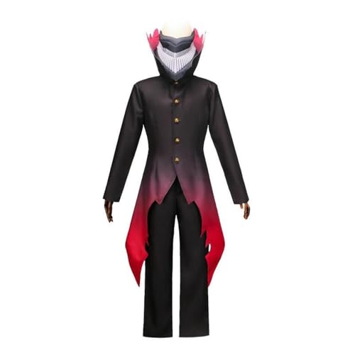 DEXSHUN Anime DAN DA DAN Cosplay Kostüm, Okarun Cosplay Uniform Anzug, Takakura Ken Schwarzes Cape Jacke Outfit Halloween Party Kostüm von DEXSHUN