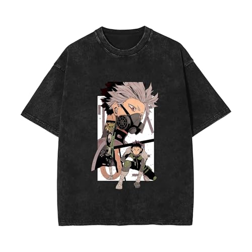 DEXSHUN Anime T-Shirt KAFKA HIBINO Cosplay T-Shirt Anime gedruckt lässig Kurze Ärmel Sommer Rundhalsausschnitt Sport T-Shirt Washed T-Shirt von DEXSHUN