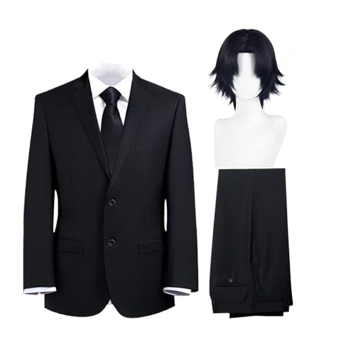 DEXSHUN Chrollo Lucilfer Cosplay HxH Anime Kostüm Chrollo Lucilfer Uniform Jacke Hemd Hose Komplettset Anzug für Halloween Karneval Party Comic Ausstellung DEXSHUN Chrollo Lucilfer Cosplay HxH Anime Kostüm Chrollo Lucilfer Uniform Jacke Hemd Hose Komplettset Anzug für Halloween Karneval Party Comic Ausstellung von DEXSHUN