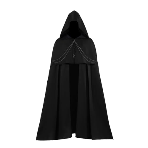 DEXSHUN Halloween Umhang Unisex Mittelalter Umhang Kapuzenumhang Renaissance Cosplay Kostüme Rot Schwarz Blau Lila Braun Lange Kapuze Umhänge mit Zubehör für Halloween Weihnachten Karneval DEXSHUN Halloween Umhang Unisex Mittelalter Umhang Kapuzenumhang Renaissance Cosplay Kostüme Rot Schwarz Blau Lila Braun Lange Kapuze Umhänge mit Zubehör für Halloween Weihnachten Karneval von DEXSHUN