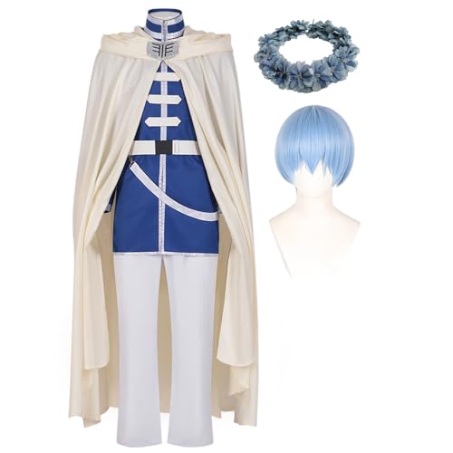 DEXSHUN Himmel Cosplay Kostüm mit Umhang Anime Himmel Uniform Komplettes Set Halloween Karneval Cosplay Costume für Erwachsene DEXSHUN Himmel Cosplay Kostüm mit Umhang Anime Himmel Uniform Komplettes Set Halloween Karneval Cosplay Costume für Erwachsene von DEXSHUN