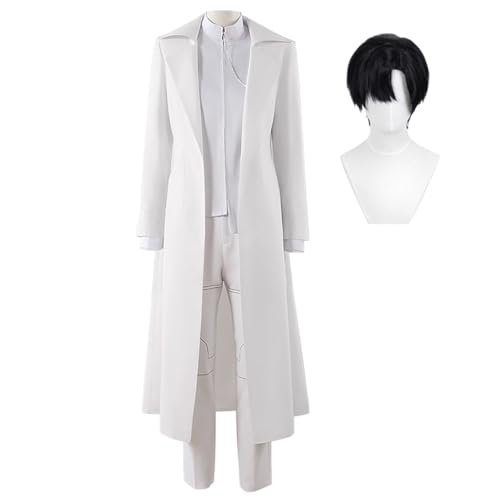 DEXSHUN Ivan Cosplay Kostüm Weiße Anzug mit Perücke Anime Cosplay Ivan Outfits Halloween Rollenspiel Kostüm für Herren DEXSHUN Ivan Cosplay Kostüm Weiße Anzug mit Perücke Anime Cosplay Ivan Outfits Halloween Rollenspiel Kostüm für Herren von DEXSHUN