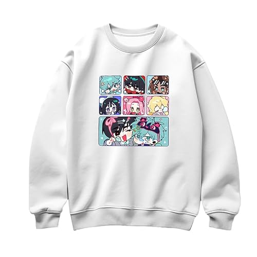 DEXSHUN Luka Sweatshirt Anime Mizi Pullover Cosplay Kostüme 2D Digital Hoodie Unisex Rundhals Casual Sweatshirt Oberteile Tops von DEXSHUN