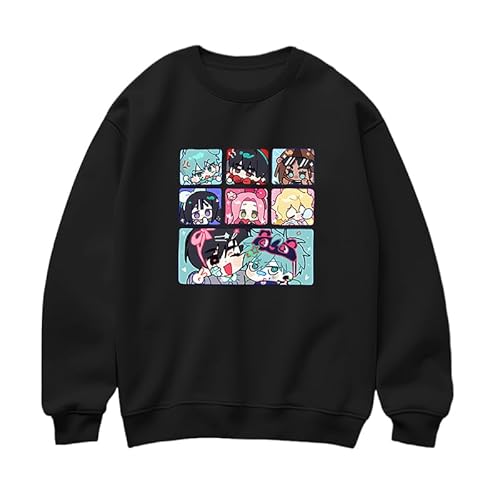 DEXSHUN Luka Sweatshirt Anime Mizi Pullover Cosplay Kostüme 2D Digital Hoodie Unisex Rundhals Casual Sweatshirt Oberteile Tops von DEXSHUN