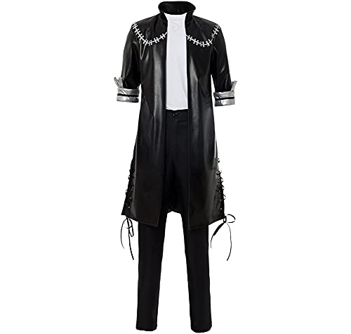 DEXSHUN MHA Dabi Cosplay Kostüm Anime Rollenspiel Anzug Dabi Mantel Shirt mit Perücke Halloween Karneval Party Kostüm für Erwachsene DEXSHUN MHA Dabi Cosplay Kostüm Anime Rollenspiel Anzug Dabi Mantel Shirt mit Perücke Halloween Karneval Party Kostüm für Erwachsene von DEXSHUN