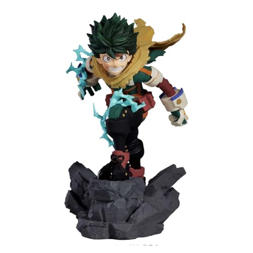 DEXSHUN MHA Figure Midoriya Izuku Figur Anime Charaktere Modell Statue PVC Skulpture Deskto Dekoration Geschenk Sammlerstück 13cm von DEXSHUN