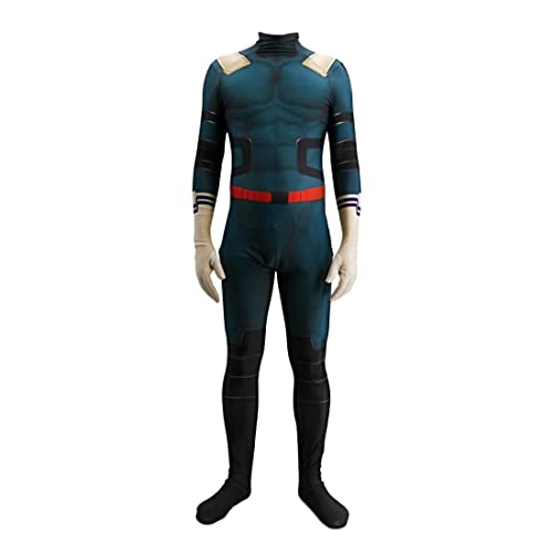 DEXSHUN MHA Midoriya Izuku Cosplay Bodysuit Anime Kostüm Halloween Cosplay Jumpsuit Full Set Karneval Party Kostüm DEXSHUN MHA Midoriya Izuku Cosplay Bodysuit Anime Kostüm Halloween Cosplay Jumpsuit Full Set Karneval Party Kostüm von DEXSHUN