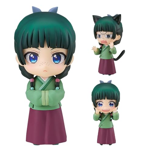 DEXSHUN Maomao Figur Anime Figuren Niedlich Girl Charaktefigur, Gesicht Austauschbar, Gelenk Beweglich, Teile Abnehmbar, 10cm, PVC, Deskto Dekoration Geschenk Sammlerstück von DEXSHUN