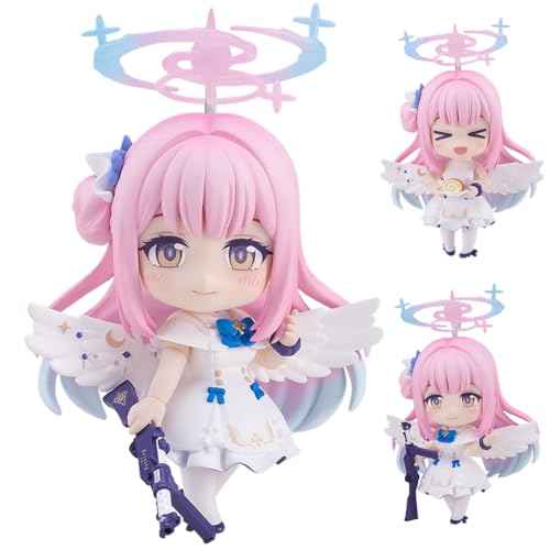 DEXSHUN MisonoMika Actionfigur Anime Charakter Modell Statue, 10cm, Beweglich, Gesicht austauschbar, Gelenk beweglich, Teile abnehmbar, PVC, Deskto Dekoration Geschenk Sammlerstück von DEXSHUN