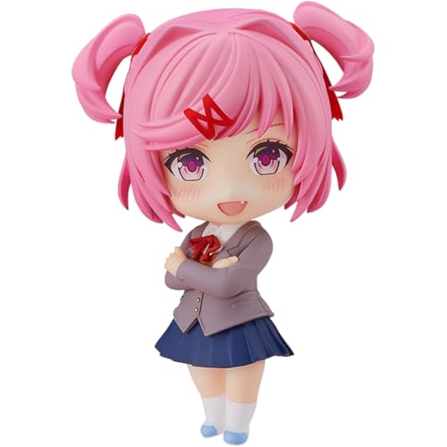 DEXSHUN Natsuki Figur Anime Figur Mnini, Gesicht Austauschbar, Gelenk Beweglich, Teile Abnehmbar, 10cm, PVC, Deskto Dekoration Geschenk Sammlerstück Figurine von DEXSHUN