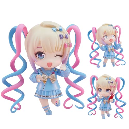 DEXSHUN Needy Girl Overdose Figur Anime KAnge Actionfigur Modell Statue, 10cm, Beweglich, Gesicht austauschbar, Gelenk beweglich, Teile abnehmbar, PVC, Deskto Dekoration Geschenk Sammlerstück von DEXSHUN