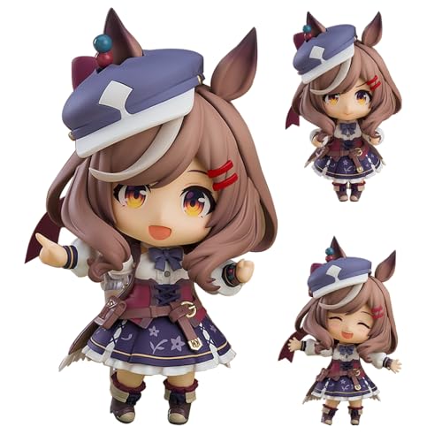 DEXSHUN Pretty Derby Anime Figur Matikane Tannhauser Mini Figur Veränderbarer Kopf Bewegliches Gelenk Stehende Figur Modell PVC Niedlich Dekorieren Geschenk von DEXSHUN