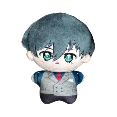 DEXSHUN Rin Itoshi Soft Figur Niedlicher Stoffpuppen Anime Weiche Figur Cartoon Figure Peripherie Anhänger Geschenk Rucksack Charme 10cm von DEXSHUN