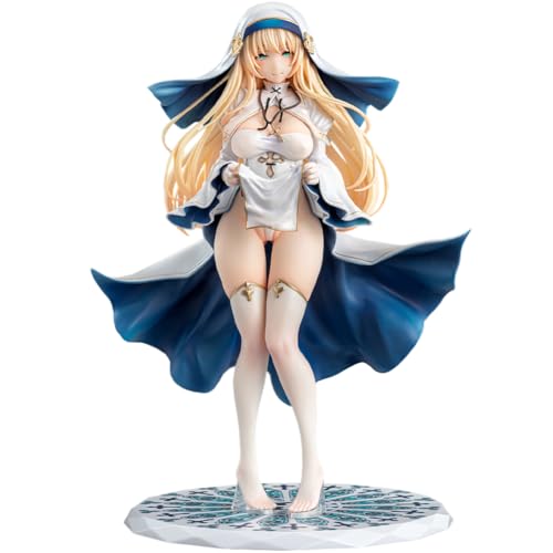 DEXSHUN Sister Charlotte Figure Anime Illustration Charakter Figure Charlotte Stehende Modellfigure Weiße Göttin Statue PVC Modell Collection Desktop Dekoration 26cm von DEXSHUN