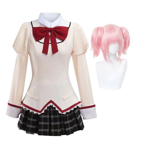 Kaname Madoka Cosplay Kostüm Akemi Homura/Mami Tomoe/Miki Sayaka Anime Damen Schuluniform Uniform Kleid Halloween Party Karneval Dress Up Outfit Anzug Kaname Madoka Cosplay Kostüm Akemi Homura/Mami Tomoe/Miki Sayaka Anime Damen Schuluniform Uniform Kleid Halloween Party Karneval Dress Up Outfit Anzug von DEXSHUN