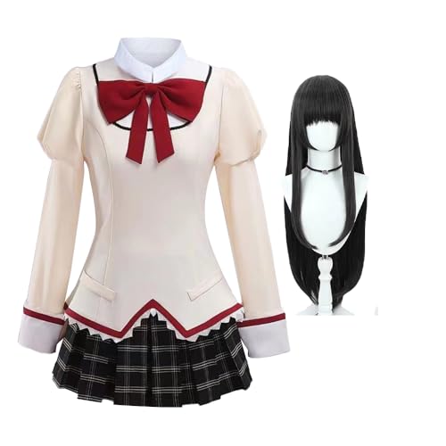 Kaname Madoka Cosplay Kostüm Akemi Homura/Mami Tomoe/Miki Sayaka Anime Damen Schuluniform Uniform Kleid Halloween Party Karneval Dress Up Outfit Anzug Kaname Madoka Cosplay Kostüm Akemi Homura/Mami Tomoe/Miki Sayaka Anime Damen Schuluniform Uniform Kleid Halloween Party Karneval Dress Up Outfit Anzug von DEXSHUN