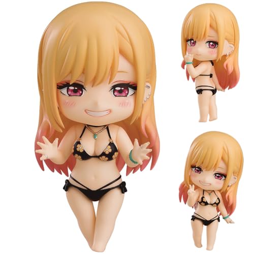 Kitagawa Marin Action Figur Anime Niedliche Marin Figur bewegliche und austauschbare Gesichter PVC-Material Modell Desktop DekorationGeschenk 10cm Kitagawa Marin Action Figur Anime Niedliche Marin Figur bewegliche und austauschbare Gesichter PVC-Material Modell Desktop DekorationGeschenk 10cm von DEXSHUN