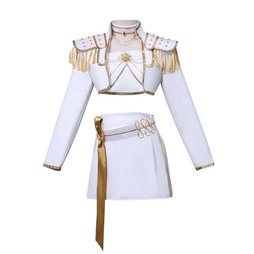 Mira Cosplay Kostüm Anime Rumi/Mira/Zoey Uniformen Outfit Set Dress Up Halloween Karneval Party für Erwachsene Damen Mira Cosplay Kostüm Anime Rumi/Mira/Zoey Uniformen Outfit Set Dress Up Halloween Karneval Party für Erwachsene Damen von DEXSHUN