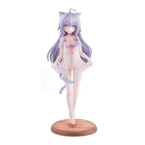 Nuomimi Figur Anime Original Figuren Manga Mädchen Statue PVC Sammelfiguren Ornamente Desktop Dekoration Geschenk 20cm Nuomimi Figur Anime Original Figuren Manga Mädchen Statue PVC Sammelfiguren Ornamente Desktop Dekoration Geschenk 20cm von DEXSHUN