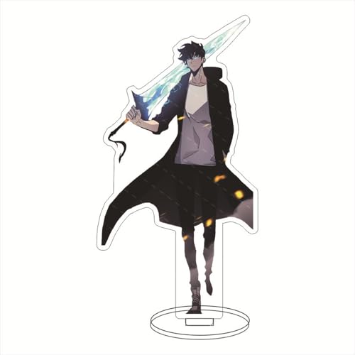 Sung Jin Woo Acryl Figur Ständer Sung Jin woo/Igris/Cha Hae-In Deko Acryl Figuren doppelseitigem Sammlung Desktop-Ständer Geschenk 16cm Sung Jin Woo Acryl Figur Ständer Sung Jin woo/Igris/Cha Hae-In Deko Acryl Figuren doppelseitigem Sammlung Desktop-Ständer Geschenk 16cm von DEXSHUN