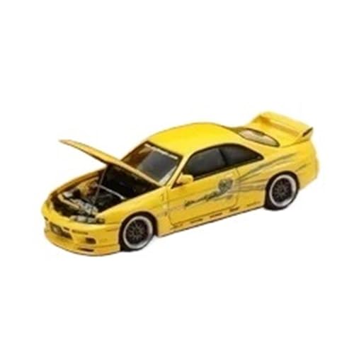 DFHKLU 1/64 Für GTR R33 Legierung Auto Modell Sammlung Display Souvenir Display Ornamente(No Box) von DFHKLU