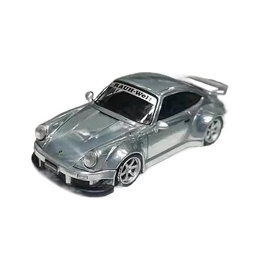 DFHKLU 1/64 Für RWB 930 Legierung Druckguss Sport Fahrzeug Ente Flügel-Silber Modell Auto(No Box) von DFHKLU