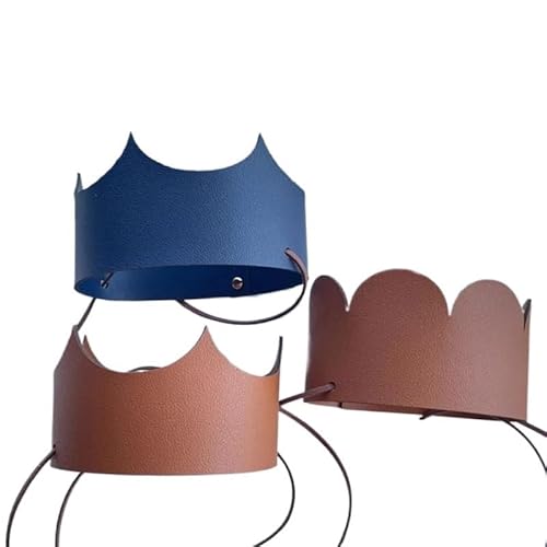 Partyzubehör: Dekorative Partyhüte – Partyhüte, Party-Kopfbedeckungen, personalisierte Partyhüte for die Dekoration von Geburtstagspartys(Navy blue crown) von DFJOENVLDKHFE