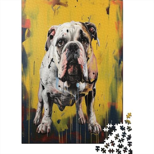 BullHUND 1000 Stück Puzzles Für Erwachsene Teenager Stress Abbauen Familien-Puzzlespiel 1000-teiliges Puzzle Kinder Lernspiel Spielzeug Geschenk Puzzel 1000pcs (75x50cm) von DFURNIOPE