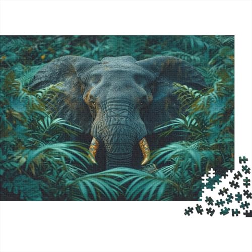 Dschungeltiere Puzzlespiel 1000 Teile Puzzle Für Erwachsene Und Kinder Ab 14 Jahren, Erwachsenen Puzzlespiel Puzzel 1000pcs (75x50cm) von DFURNIOPE