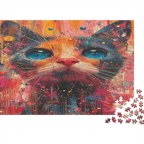 Kat Puzzle 1000 Teile Für Erwachsene Und Kinder Ab 14 Jahrenfür Stressabbauer Puzzlespiel Erwachsenen Puzzlespiel Puzzel 1000pcs (75x50cm) von DFURNIOPE