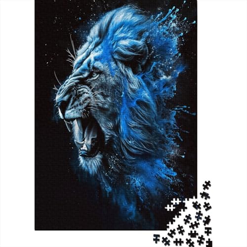 Löwe Puzzle 1000 Teile,Puzzle Für Erwachsene, Impossible Puzzle,Puzzle Farbenfrohes Legespiel,GesKükenlichkeitsspiel Für Die Ganze Familie Puzzel 1000pcs (75x50cm) von DFURNIOPE