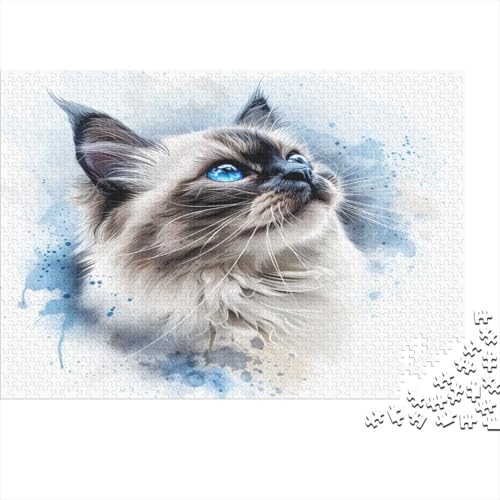 Ragdoll 1000 Teile Puzzle, Puzzles Für Erwachsene, 1000 Teile Puzzlespiel Für Jugendliche & Erwachsene Puzzlespiel Puzzel 1000pcs (75x50cm) von DFURNIOPE