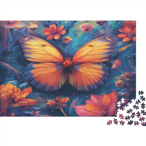 Schmetterling Puzzle 1000 Teile, Erwachsene, Klassische Puzzle, Impossible Puzzle,GesKükenlichkeitsspiel Für Die Ganze Familie Erwachsenenpuzzle Ab 14 Jahren Puzzel 1000pcs (75x50cm) von DFURNIOPE